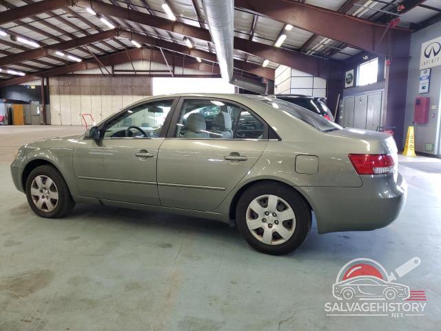 5NPET46CX7H286328 2007 HYUNDAI SONATA photo no. 2