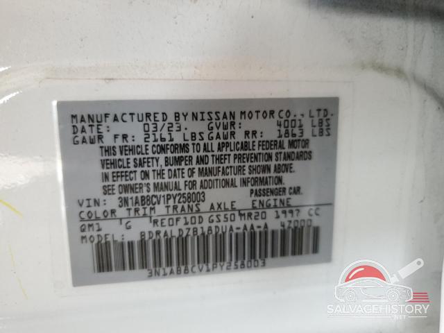 3N1AB8CV1PY258003 2023 NISSAN SENTRA photo no. 13