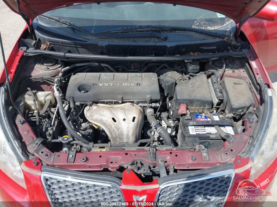 5Y2SP67089Z406419 2009 PONTIAC VIBE photo no. 10