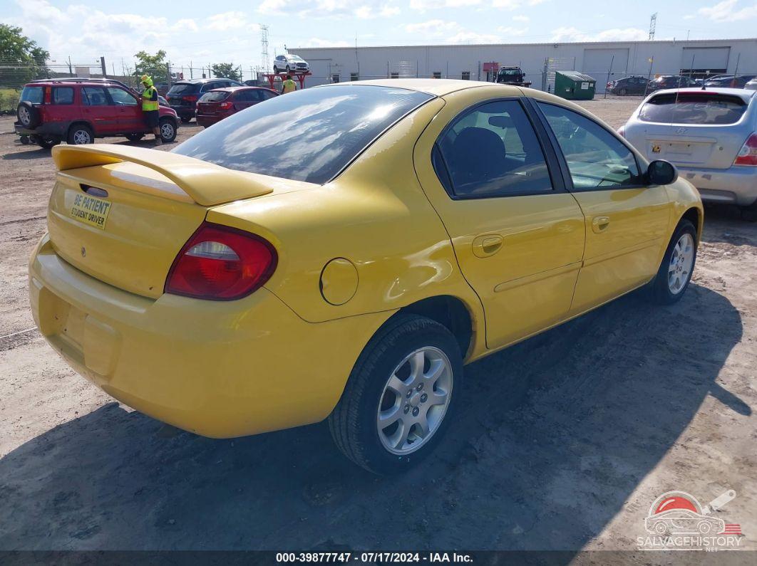 1B3ES56C43D171363 2003 DODGE NEON photo no. 4
