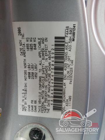 4A3AK24F47E046921 2007 MITSUBISHI ECLIPSE photo no. 12