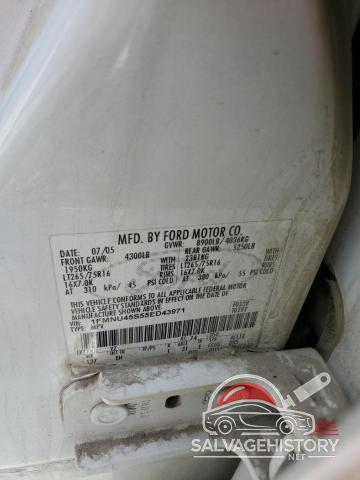 1FMNU45S55ED43971 2005 FORD EXCURSION photo no. 13