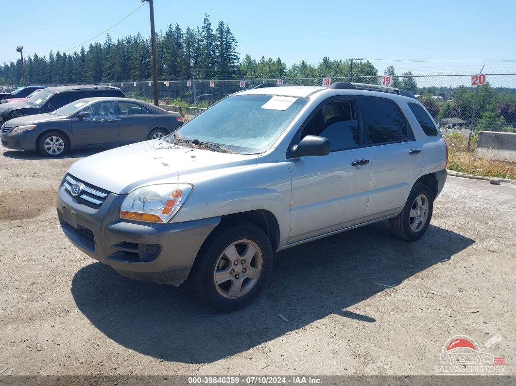 KNDJF724X87493040 2008 KIA SPORTAGE photo no. 2