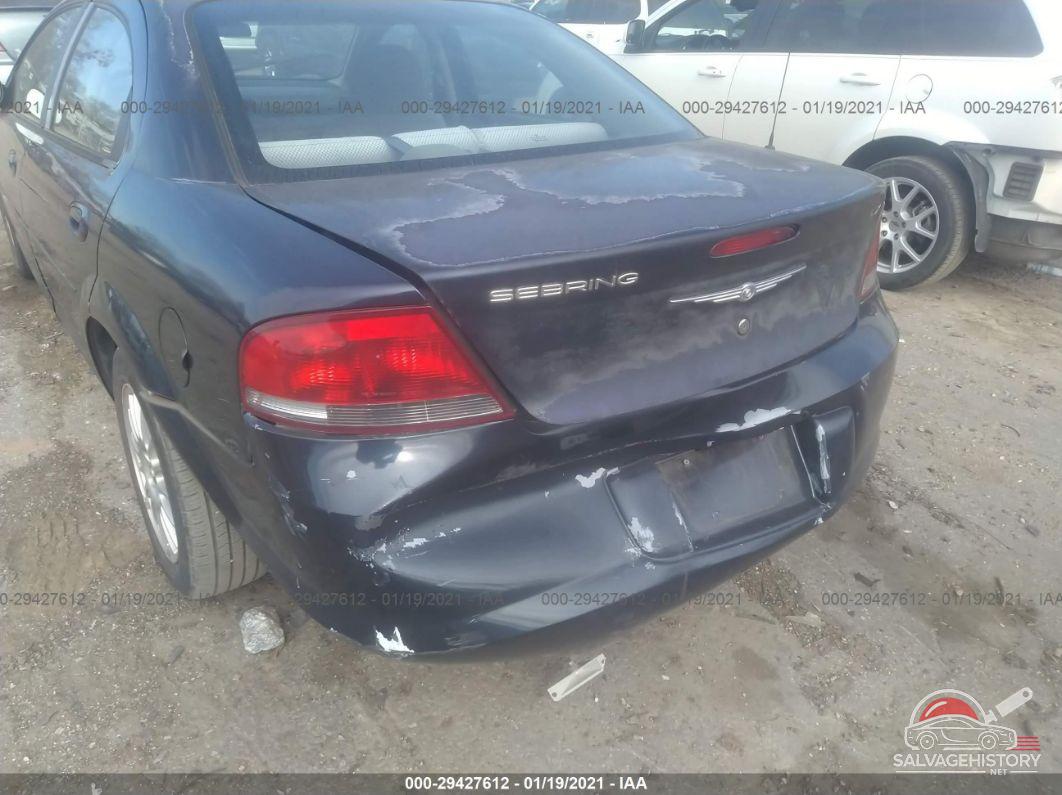 1C3EL46X44N154734 2004 CHRYSLER SEBRING photo no. 6