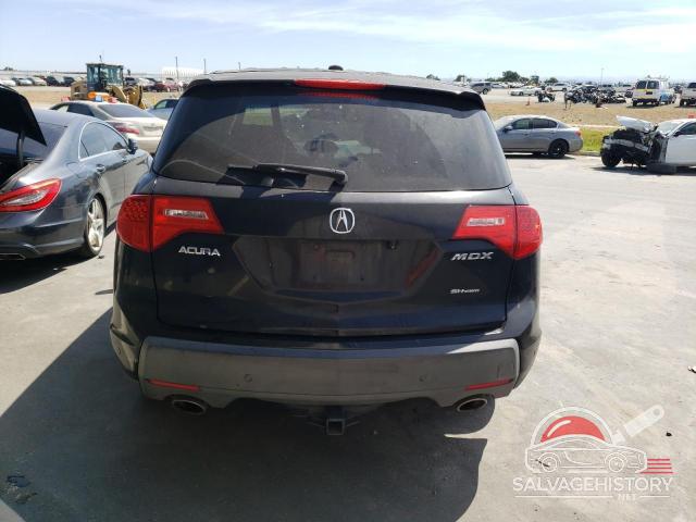 2HNYD28459H522555 2009 ACURA MDX photo no. 6