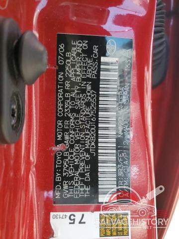 JTDKB20U167525537 2006 TOYOTA PRIUS photo no. 12