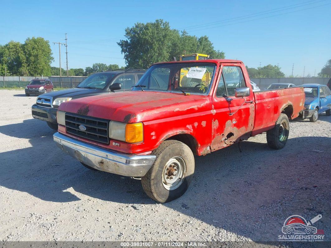 2FTEF25Y1HCA16596 1986 FORD F250 photo no. 2
