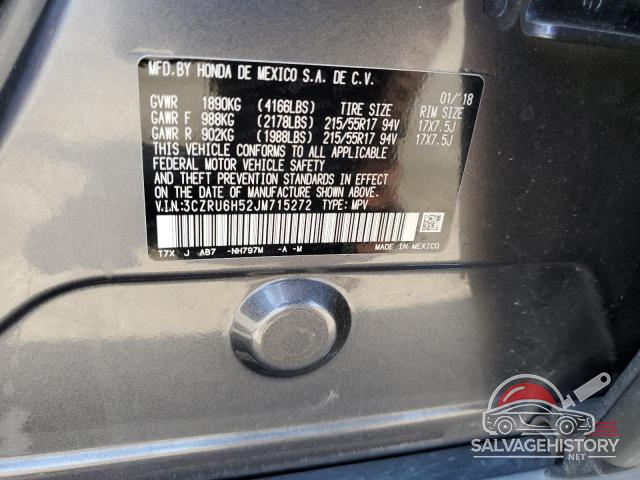 3CZRU6H52JM715272 2018 HONDA HR-V photo no. 12
