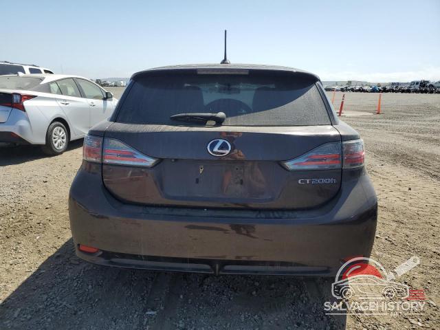 JTHKD5BHXB2037947 2011 LEXUS CT 200 photo no. 6