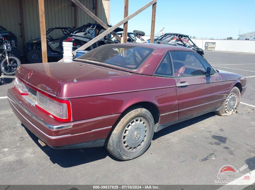 1G6VR3177HU101178 1987 CADILLAC ALLANTE photo no. 4