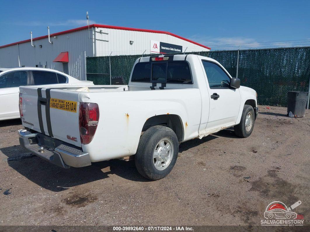 1GTCS148458289454 2005 GMC CANYON photo no. 4