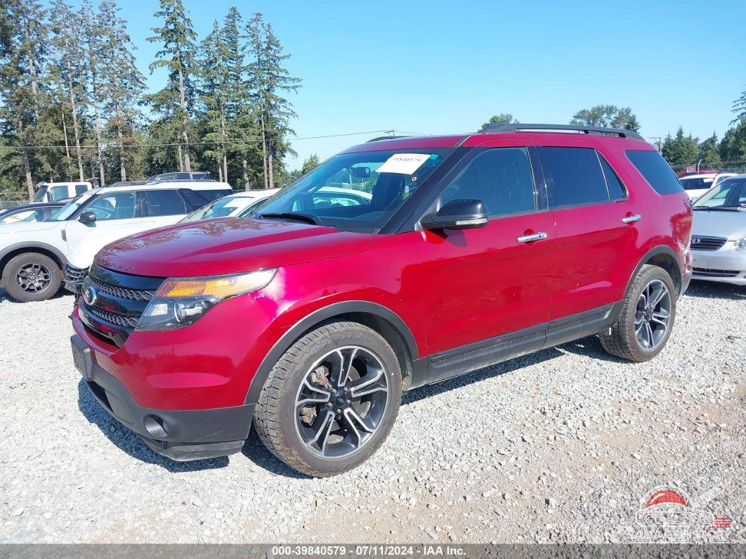 1FM5K8GT6EGA81921 2014 FORD EXPLORER photo no. 2