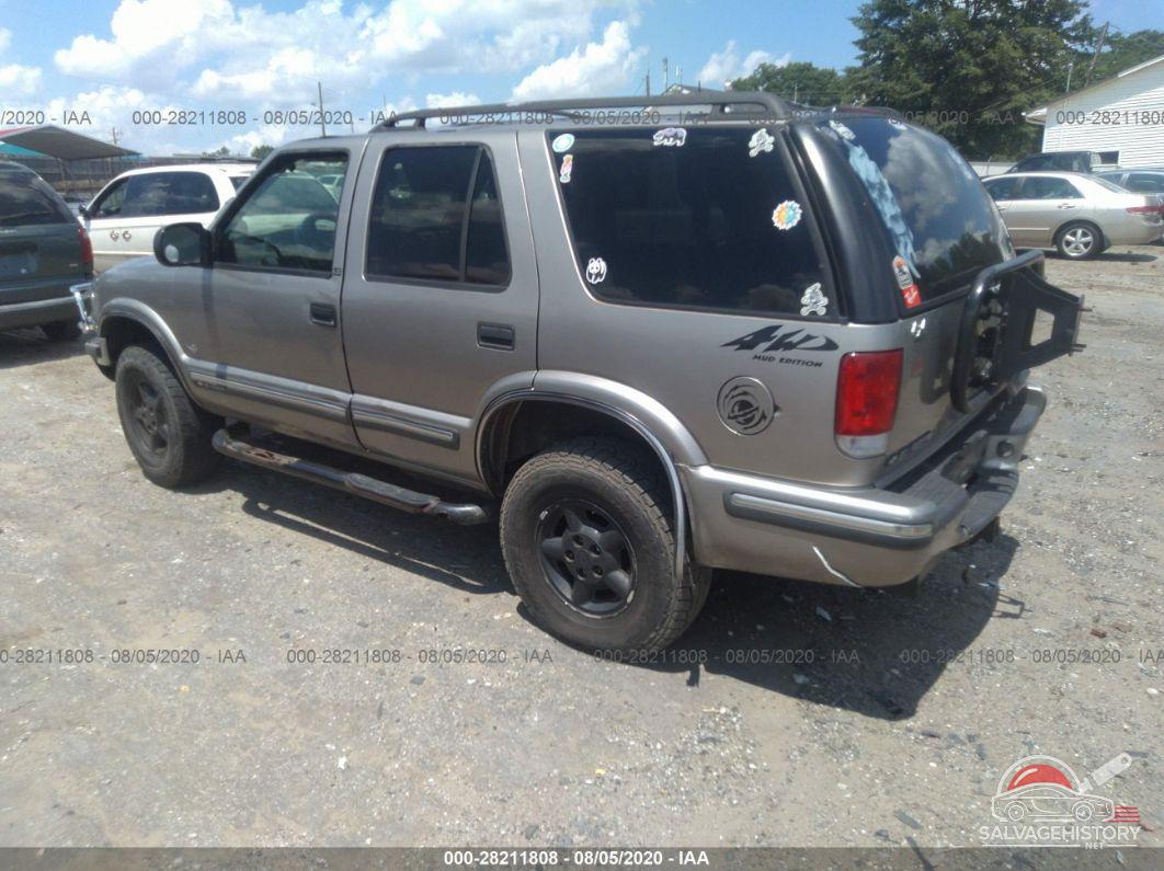 1GNDT13W5X2216012 1999 CHEVROLET BLAZER photo no. 3