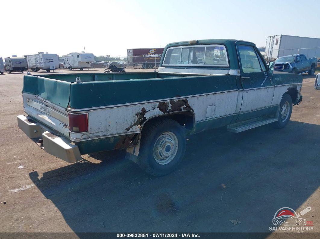 ccl249s200399 1979 CHEVROLET C/K 20 2D 2WD 350V8 GAS GREEN photo no. 4