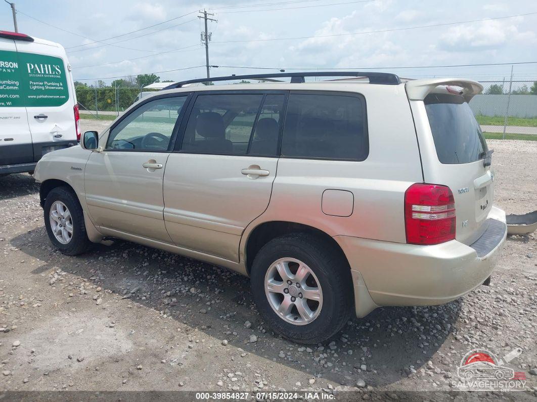 JTEGF21A210018934 2001 TOYOTA HIGHLANDER photo no. 3