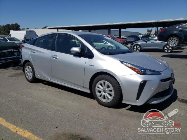 JTDKARFU2K3077118 2019 TOYOTA PRIUS photo no. 4