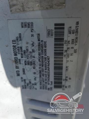 1FTKR4EE3APA04367 2010 FORD RANGER photo no. 13
