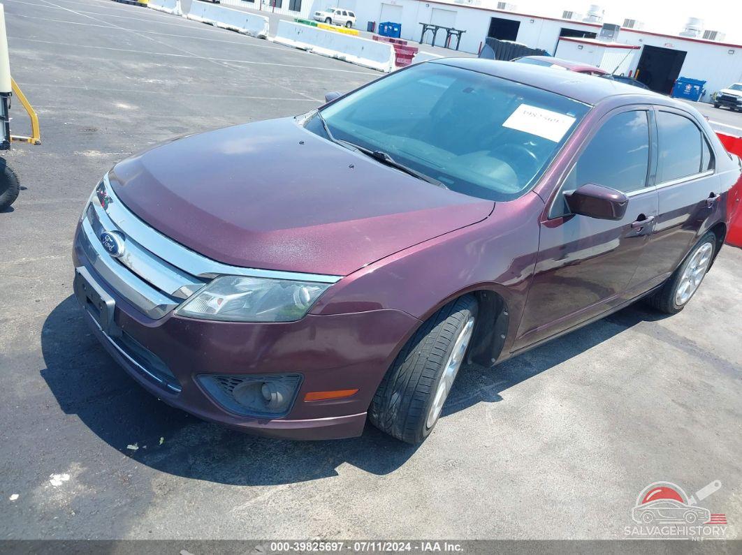 3FAHP0HA5BR149167 2011 FORD FUSION photo no. 2