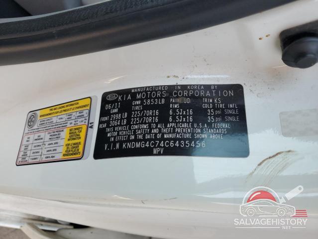KNDMG4C74C6435456 2012 KIA All Models photo no. 13