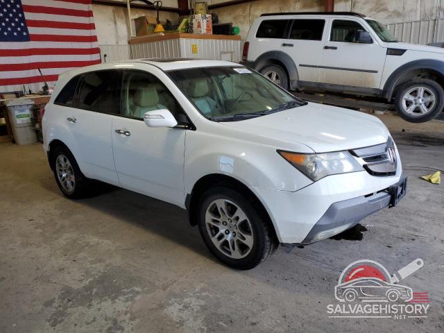 2HNYD28437H523331 2007 ACURA MDX photo no. 4