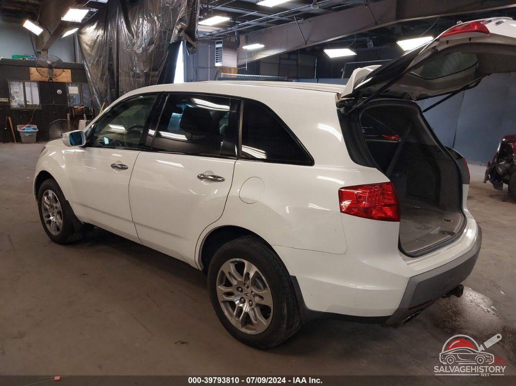 2HNYD28268H502750 2008 ACURA MDX photo no. 3