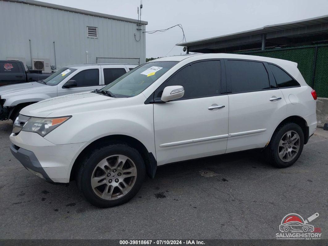 2HNYD28288H516262 2008 ACURA MDX photo no. 2