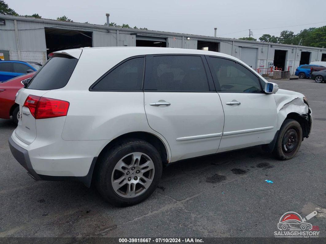 2HNYD28288H516262 2008 ACURA MDX photo no. 4