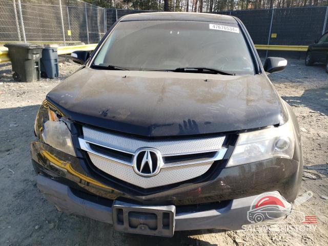 2HNYD28609H509097 2009 ACURA MDX photo no. 5