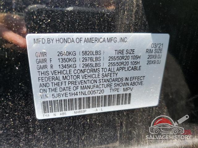 5J8YE1H41NL005720 2022 ACURA MDX photo no. 13