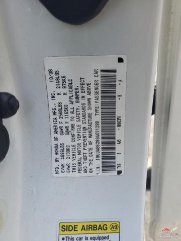 19UUA86299A011299 2009 ACURA TL photo no. 12