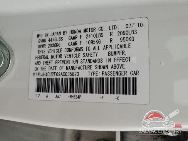 JH4CU2F69AC035823 2010 ACURA TSX photo no. 13