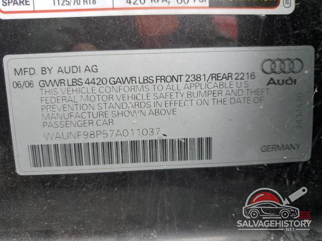 WAUNF98P57A011037 2007 AUDI A3 photo no. 13