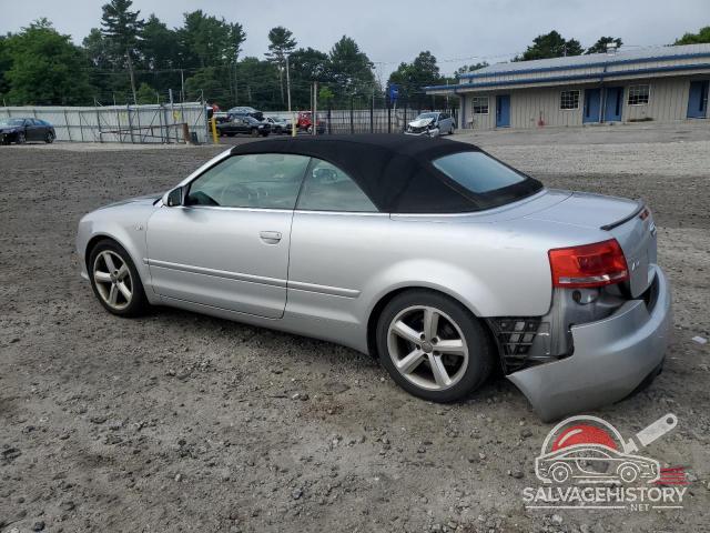 WAUDH48H27K025943 2007 AUDI A4 photo no. 2