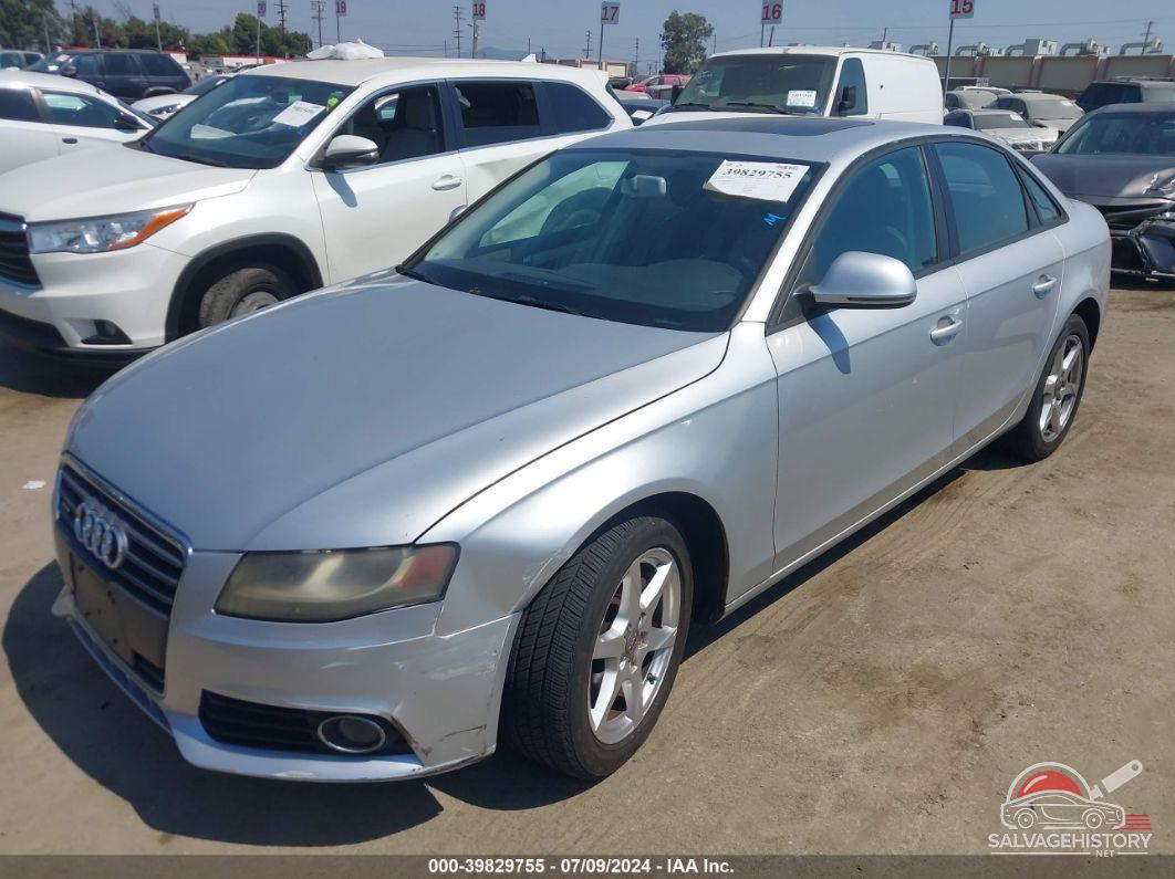 WAULF78K69A095453 2009 AUDI A4 photo no. 2