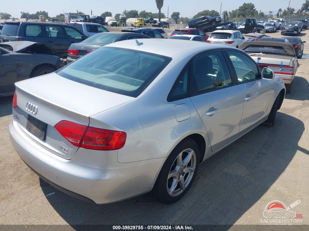 WAULF78K69A095453 2009 AUDI A4 photo no. 4