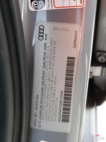 WAUCFAFC3GN015346 2016 AUDI A6 photo no. 12
