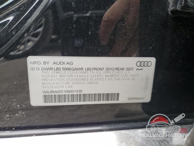 WAURMAFD1EN001435 2014 AUDI A8 photo no. 12