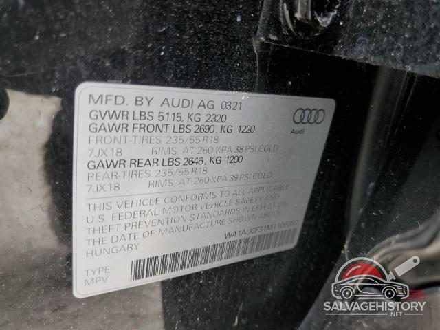 WA1AUCF31M1106382 2021 AUDI Q3 photo no. 14