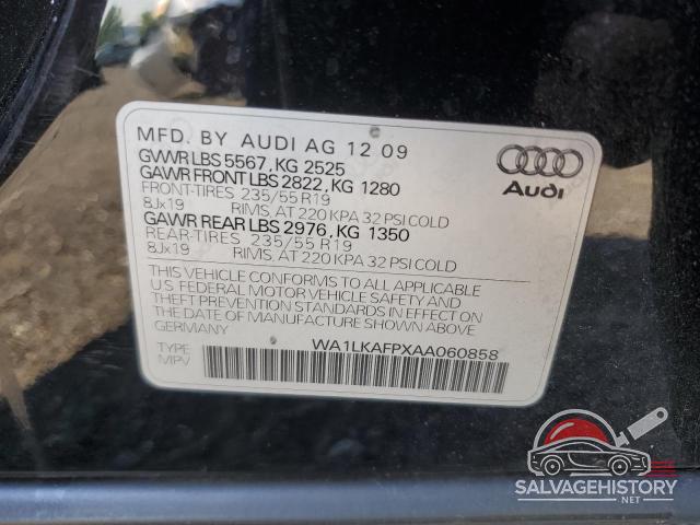 WA1LKAFPXAA060858 2010 AUDI Q5 photo no. 14