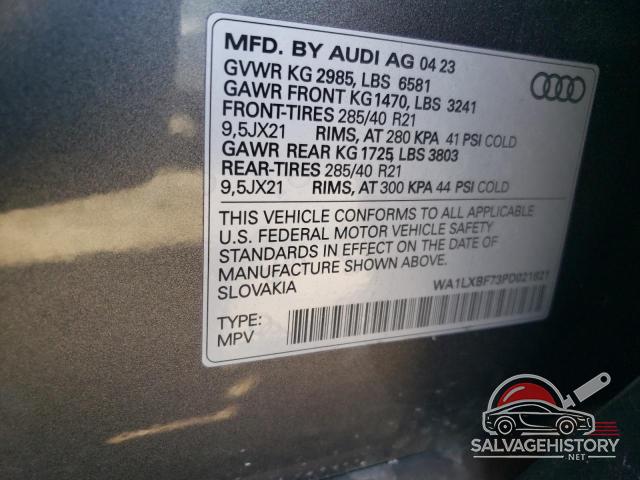 WA1LXBF73PD021821 2023 AUDI Q7 photo no. 13