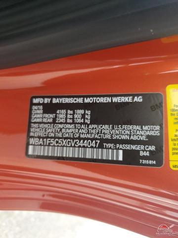 WBA1F5C5XGV344047 2016 BMW 2 SERIES photo no. 12