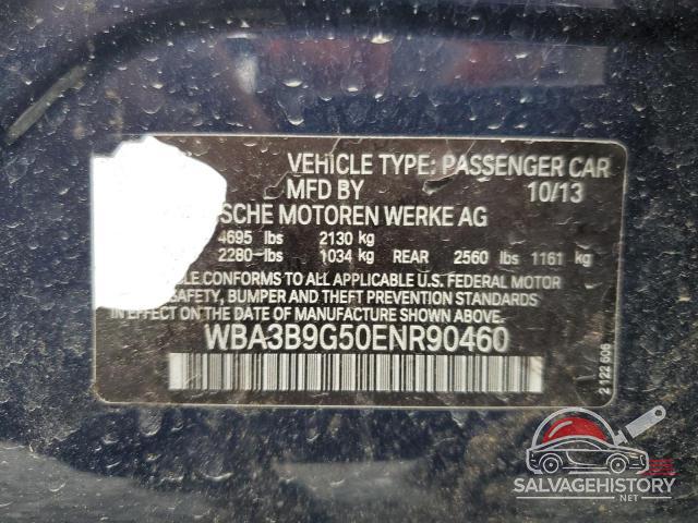 WBA3B9G50ENR90460 2014 BMW 3 SERIES photo no. 13