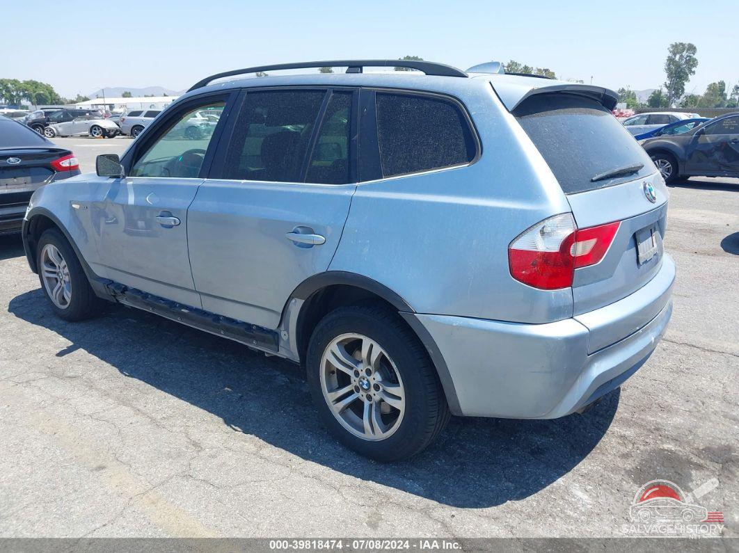 WBXPA93496WG75405 2006 BMW X3 photo no. 3