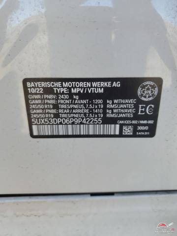 5UX53DP06P9P42255 2023 BMW X3 photo no. 13