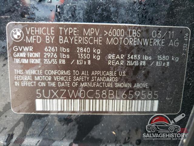 5UXZW0C58BL659585 2011 BMW X5 photo no. 13