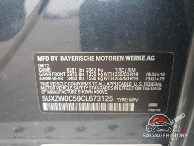 5UXZW0C59CL673125 2012 BMW X5 photo no. 12