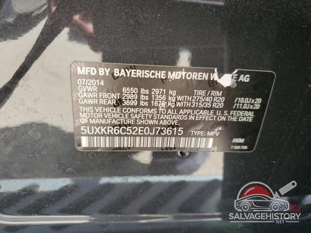 5UXKR6C52E0J73615 2014 BMW X5 photo no. 13