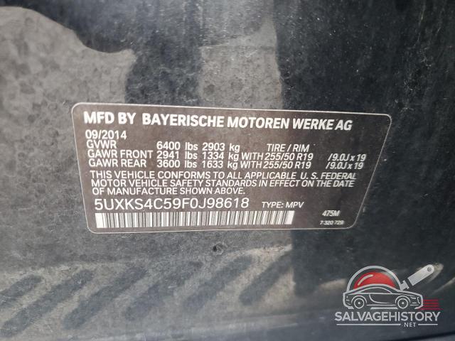 5UXKS4C59F0J98618 2015 BMW X5 photo no. 13
