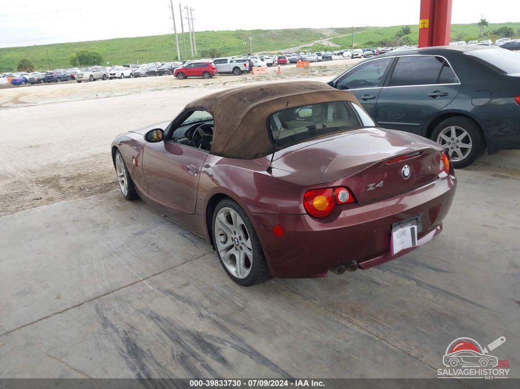 4USBT53423LU03793 2003 BMW Z4 photo no. 3