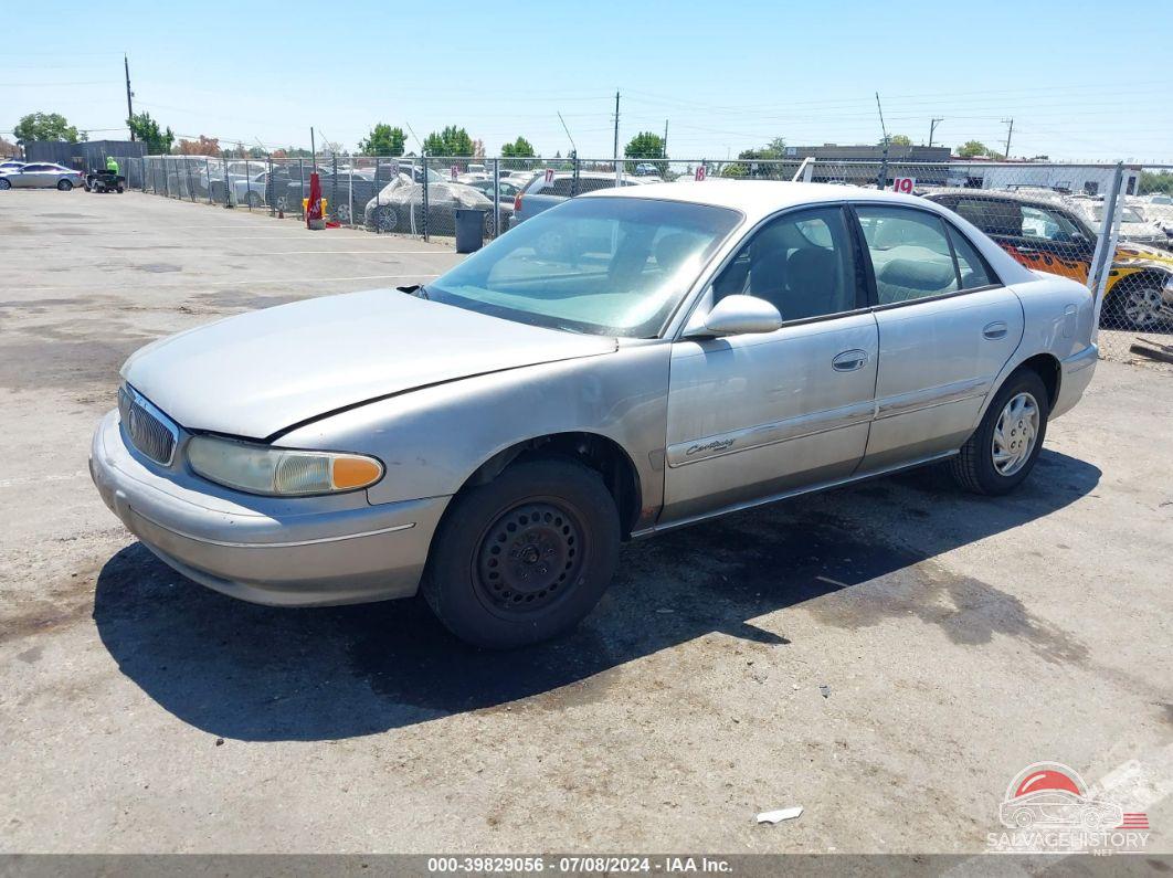 2G4WS52J411176767 2001 BUICK CENTURY photo no. 2
